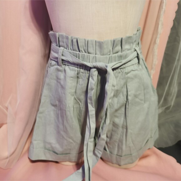 Ank Rouge Blue Shorts Women's Small Boho Party Casual Summer Japan Import Kawaii - Picture 9 of 13